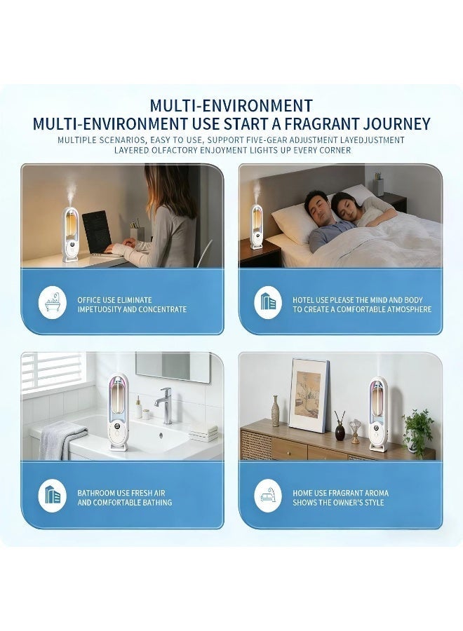 Intelligent aromatherapy machine automatic fragrance lasting spray air freshener toilet deodorant artifact home bedroom fragrance. - Image 3